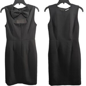 Rachel Parcell Bow Black Sleeveless Dress